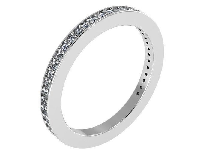 Narrow Channel Setting Ring 1729 3D print model 3D model 3D printable