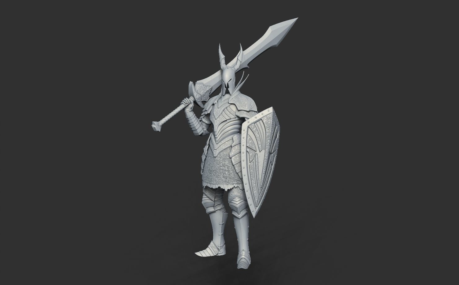 Black Knight - Dark Souls 3D Print 3D model 3D printable | CGTrader