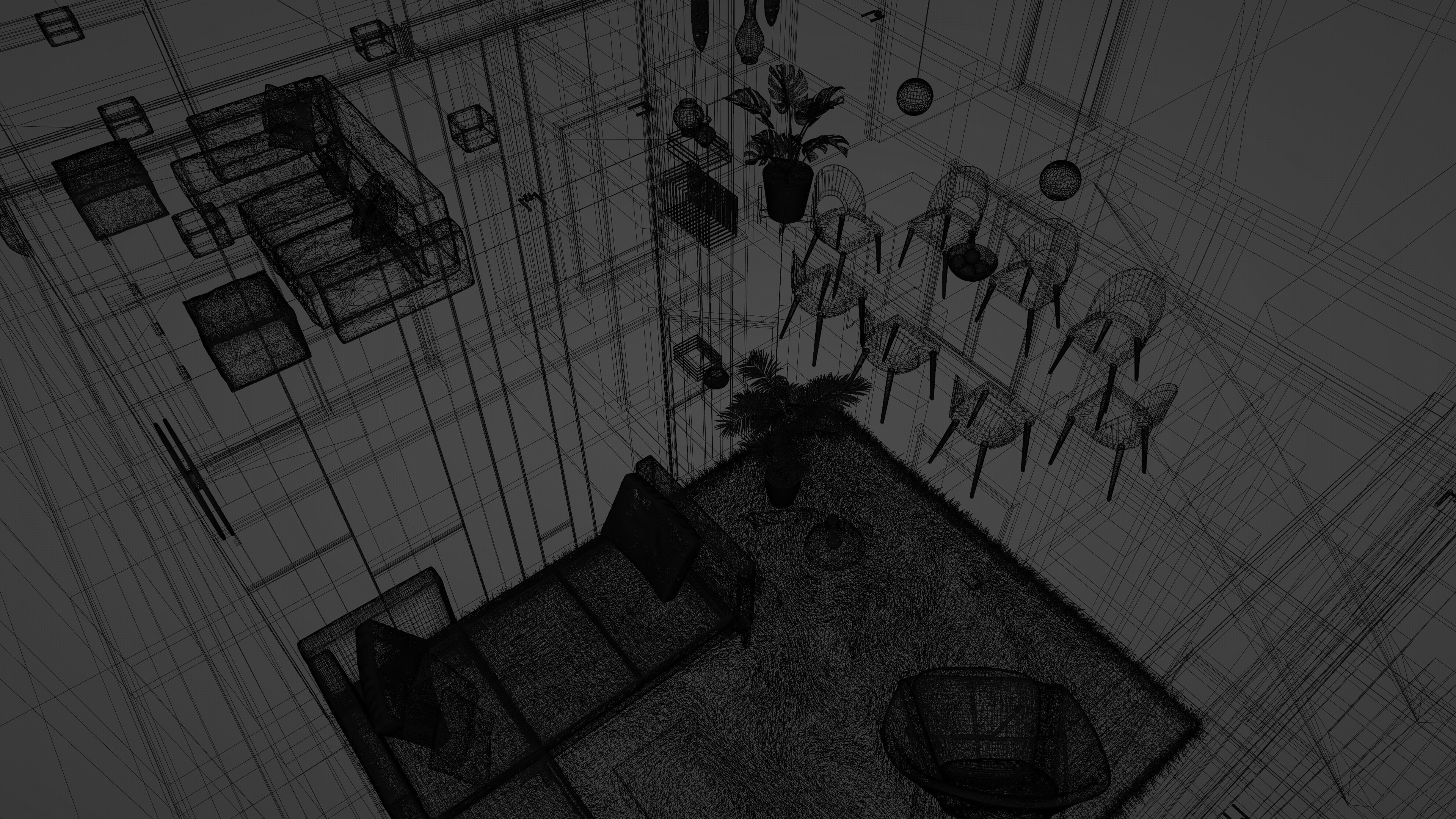 Room interior blender file 3D model CGTrader