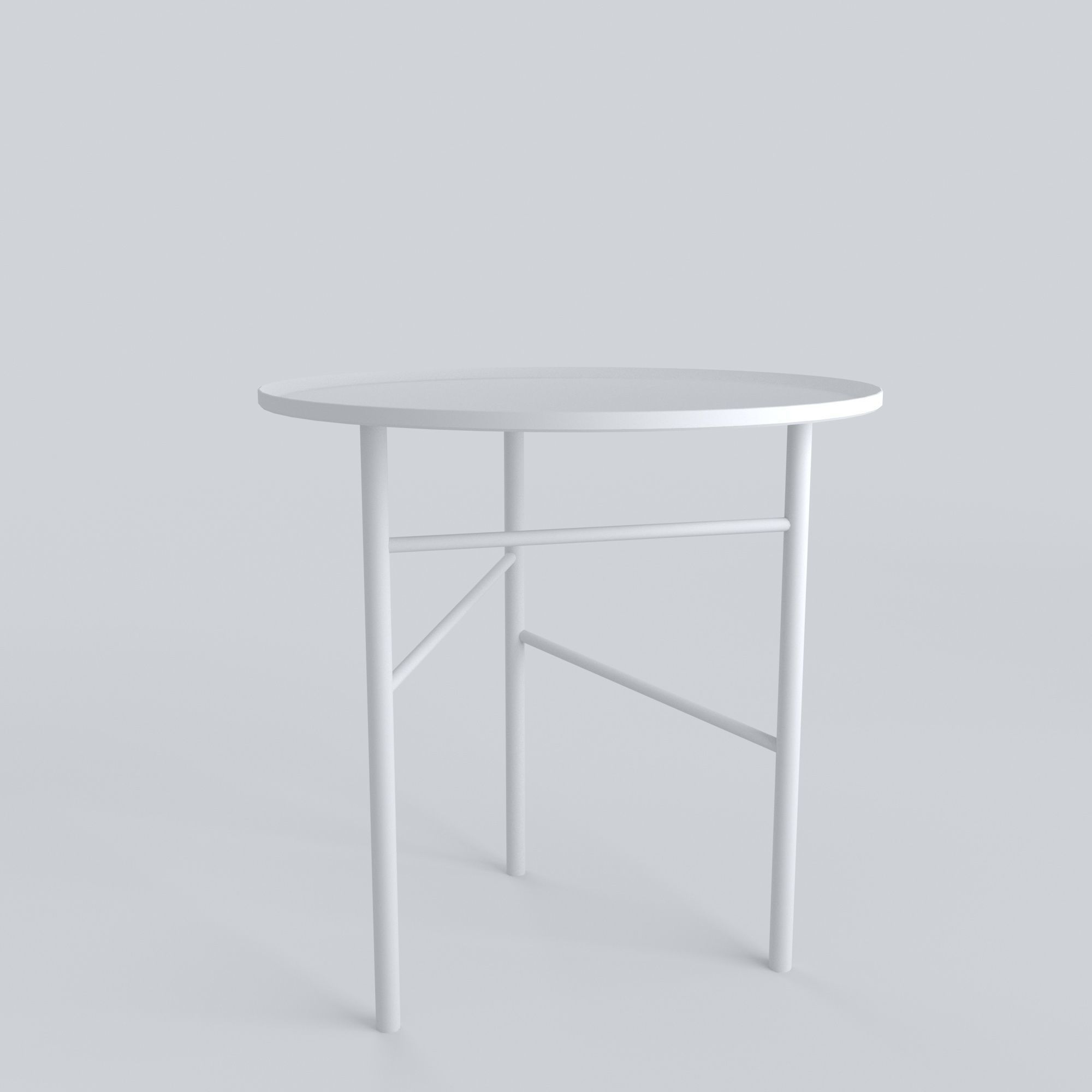 Black Side Table Coffee Table Set 3D model CGTrader