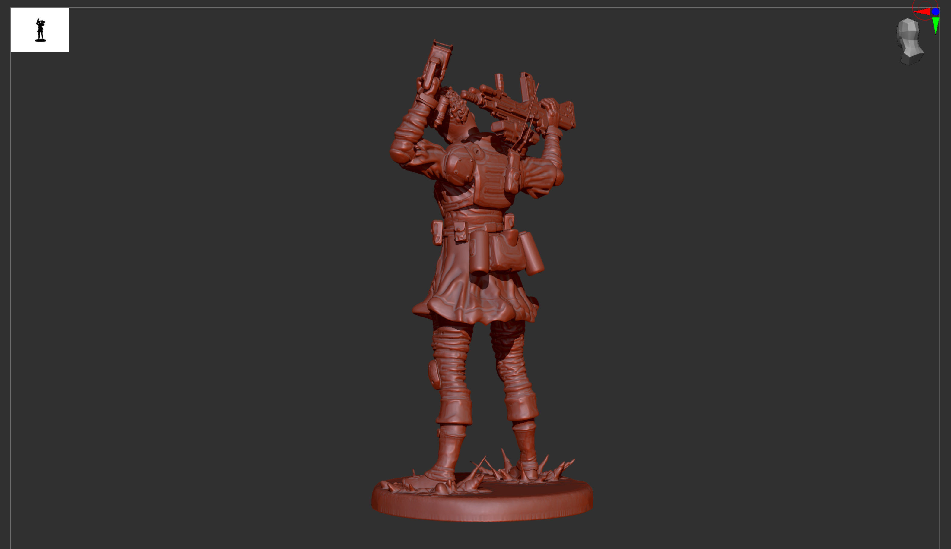 Apex Legends Bangalore 3D print OBJ STL 3D model 3D printable CGTrader