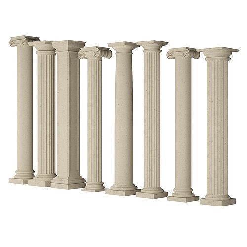 column set 3D model