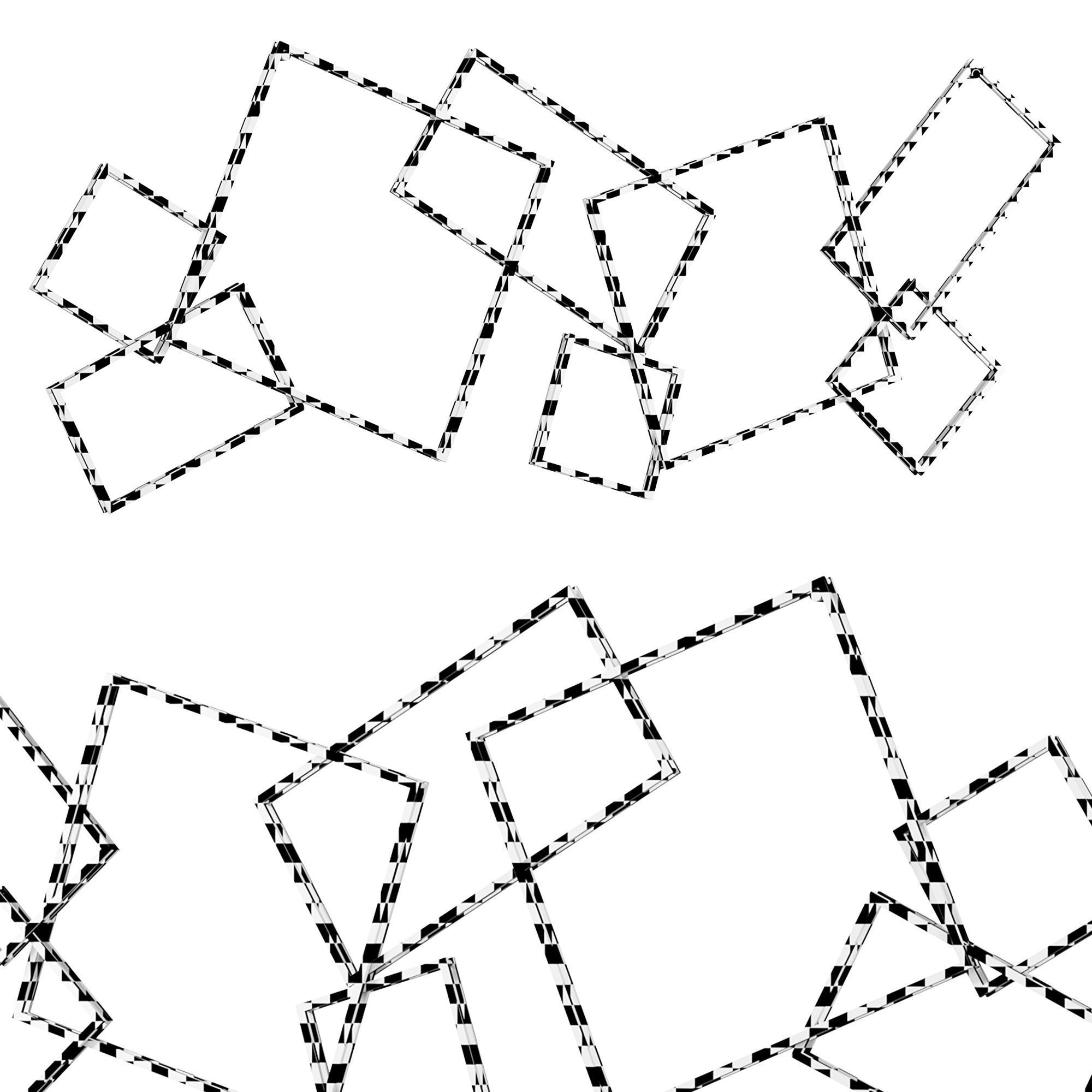 Mercury row maltby panoramic wall decor 3D model CGTrader