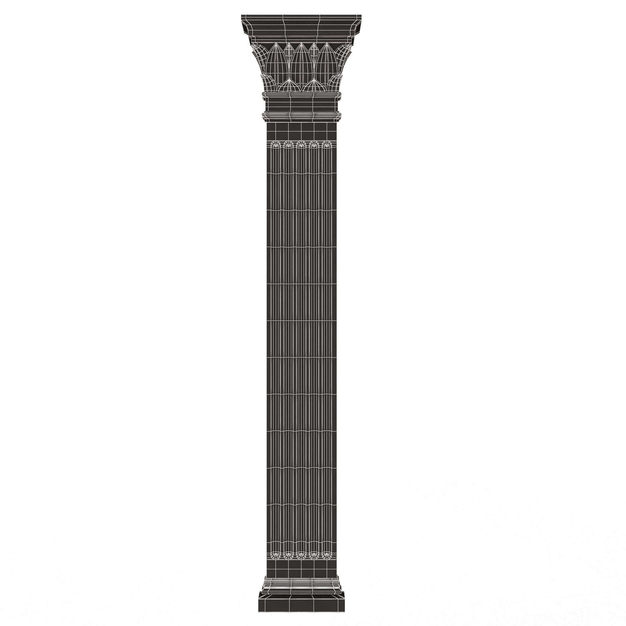 3D model Column Capitals Collection VR / AR / low-poly | CGTrader