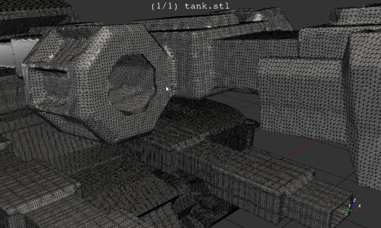 sci fi electronic tank 3D model 3D printable | CGTrader