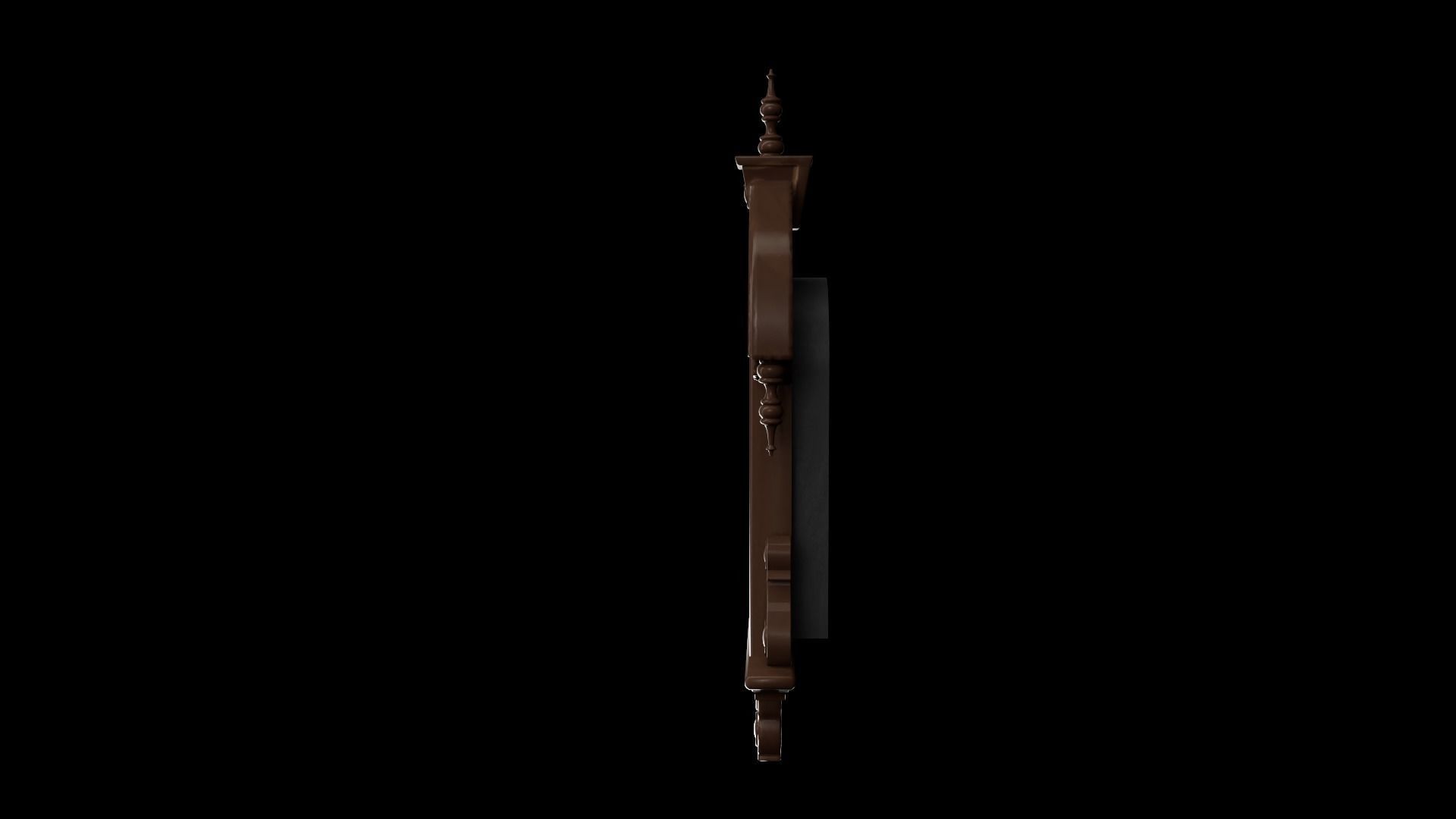 Fancy Pendulum Wall Clock 3D model | CGTrader