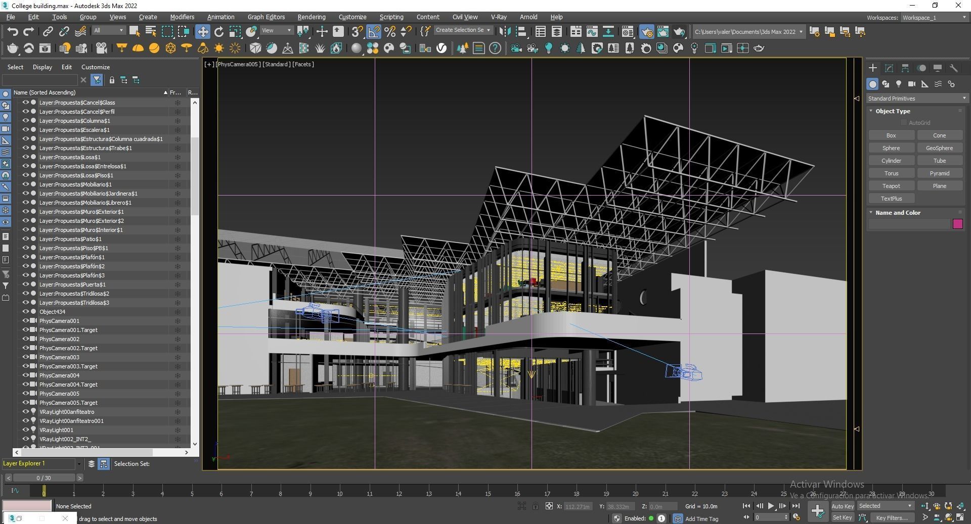 OFFICES BUILDING 3D model CGTrader