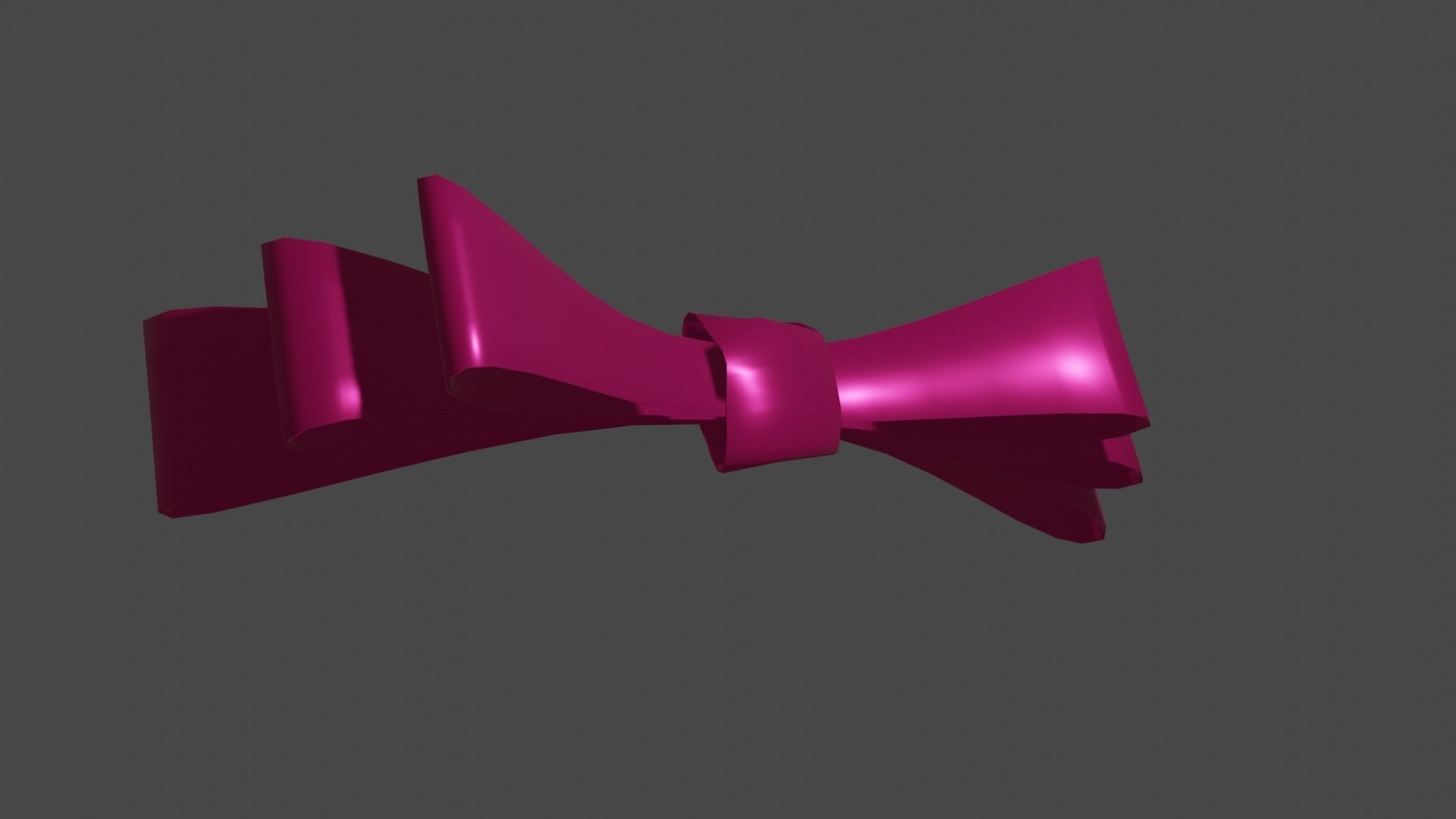 Low Poly Ribbon Reference Ribbon bow free VR / AR / low-poly 3D model rigged | CGTrader