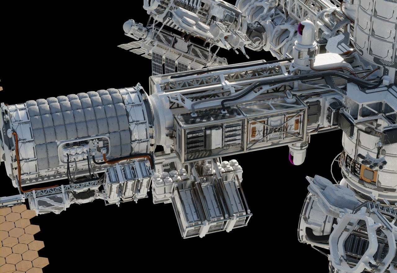 Nice Model Space Space station 3D model rigged | CGTrader
