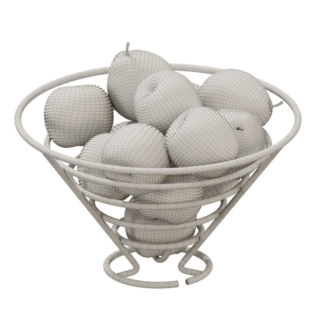 Spectrum Diversified 2-Tier Corner Basket, Satin Italy