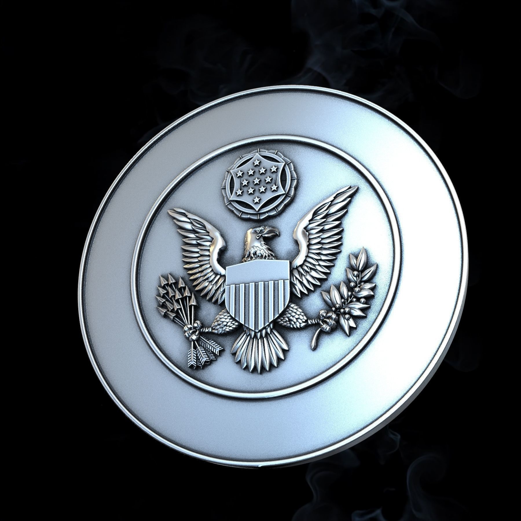 US GREAT SEAL 3D model 3D printable | CGTrader