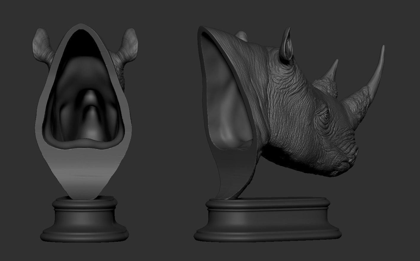 Rhinoceros 3D model 3D printable | CGTrader