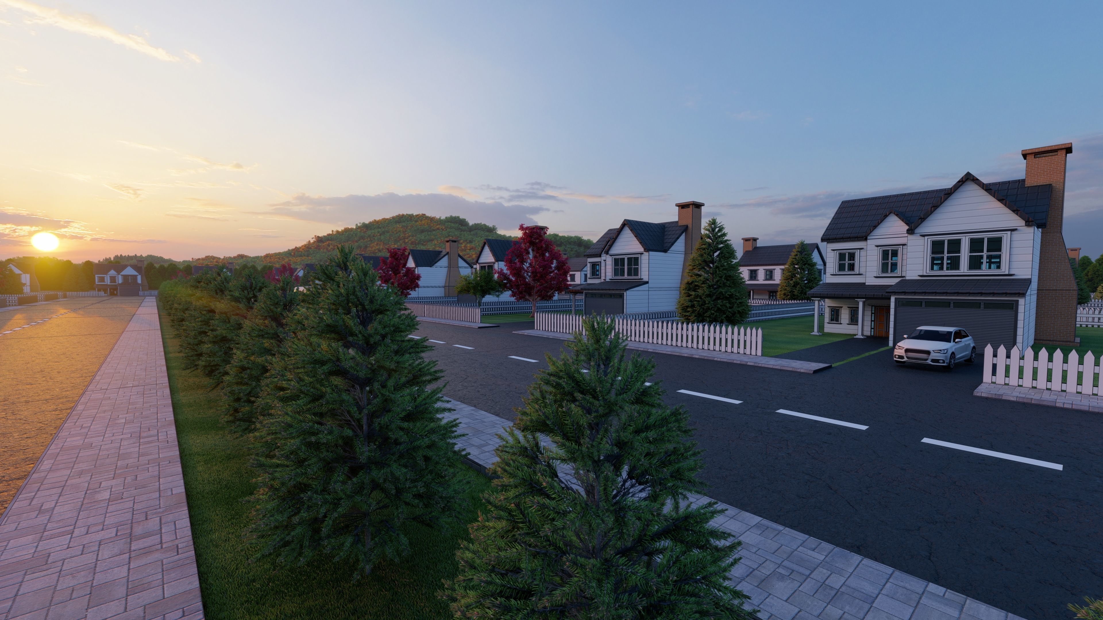 3D Neighborhood Model 6 3D model | CGTrader