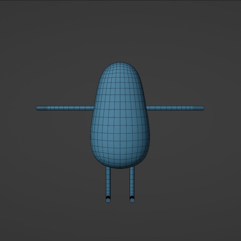 3D model Dynamic and Fluid Stretchy Cartoon Rig VR / AR / low-poly ...