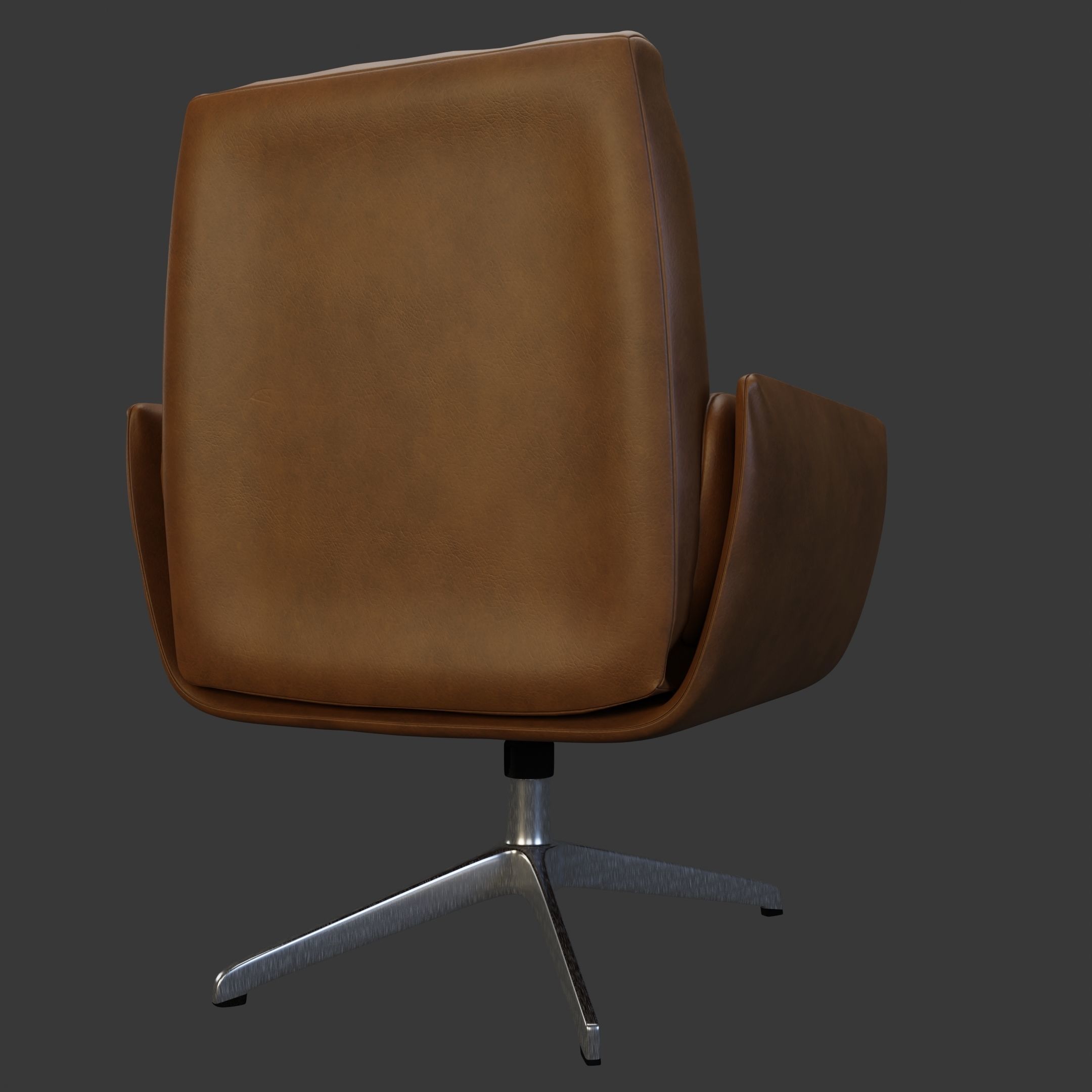 chair on one leg 3D model | CGTrader