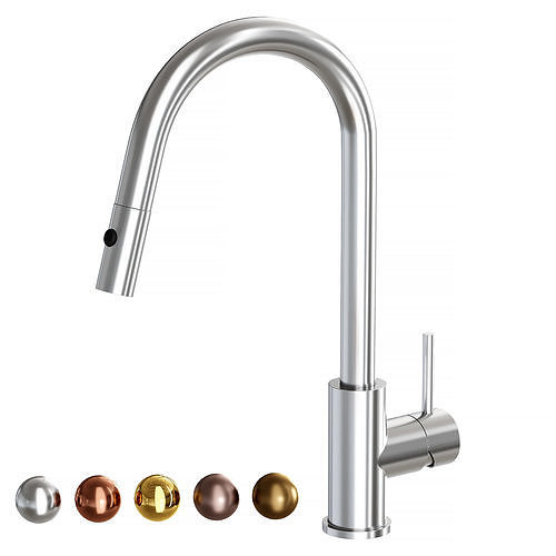 Kitchen faucet BelBagno BB-LAM31B-IN 3D model | CGTrader