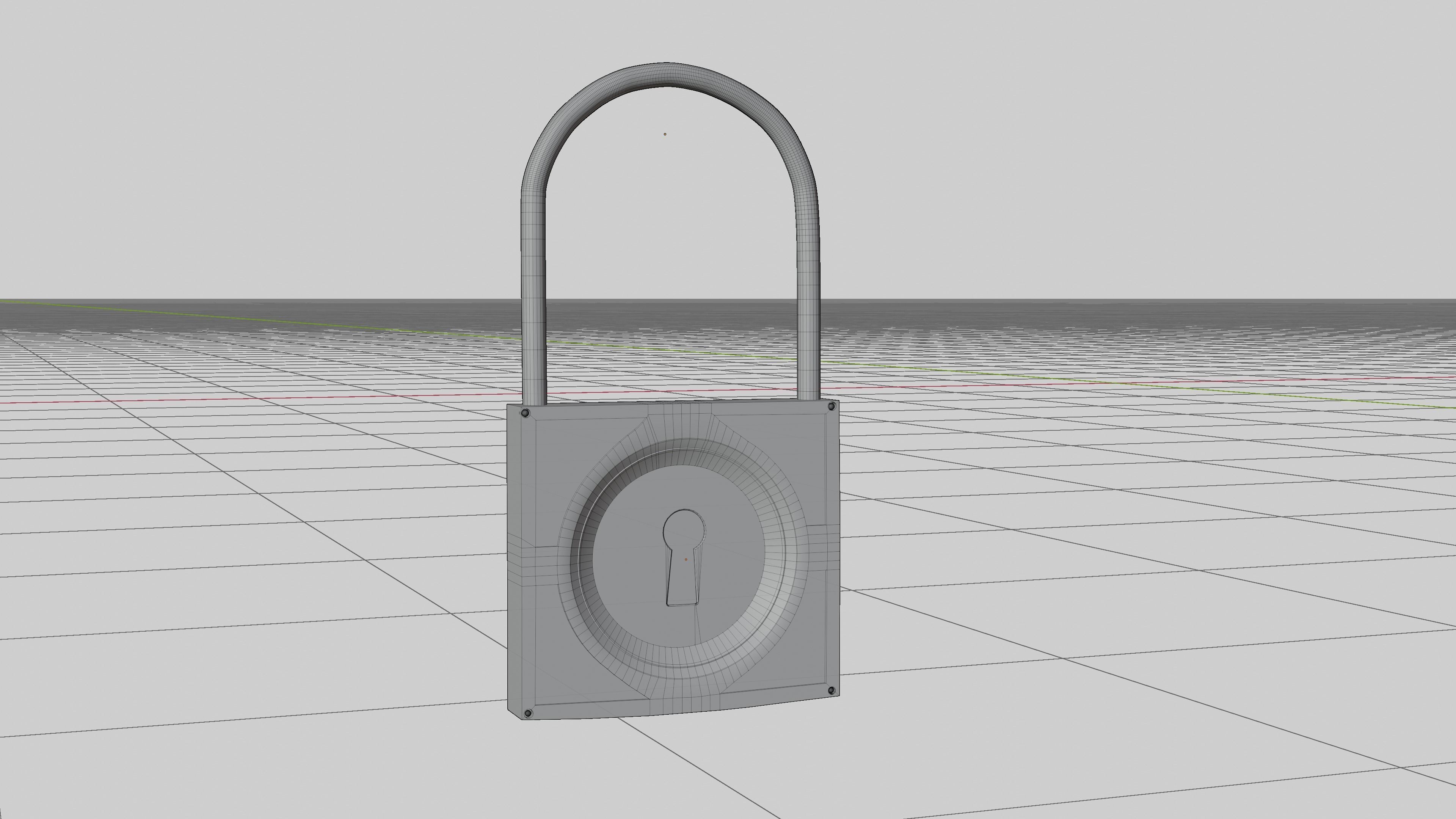 old rusty lock 3d model 3D model | CGTrader