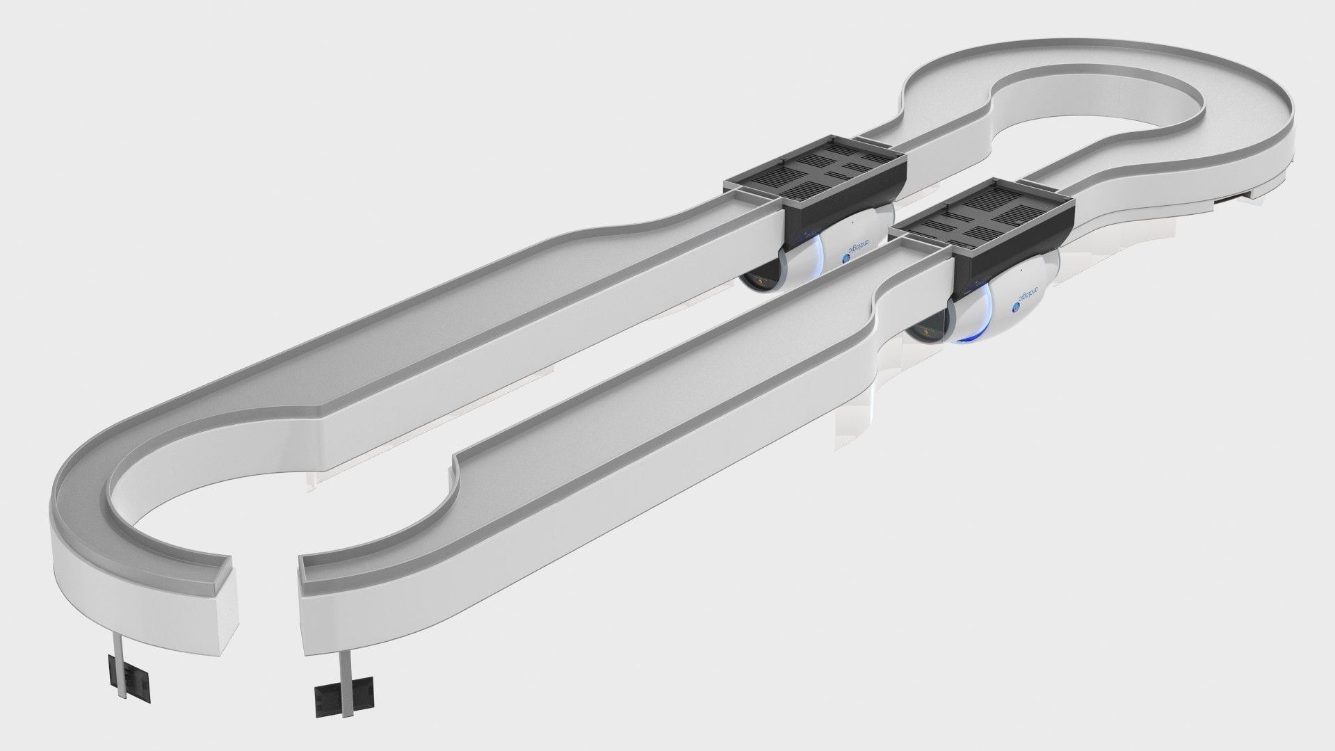 Analogic ConneCT Security System Airport Scanner 3D model CGTrader