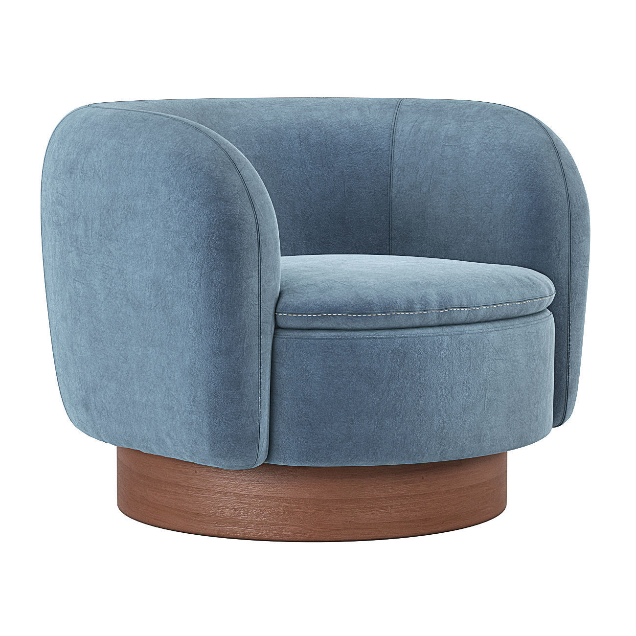 Muir Swivel Chair CB2 3D model CGTrader