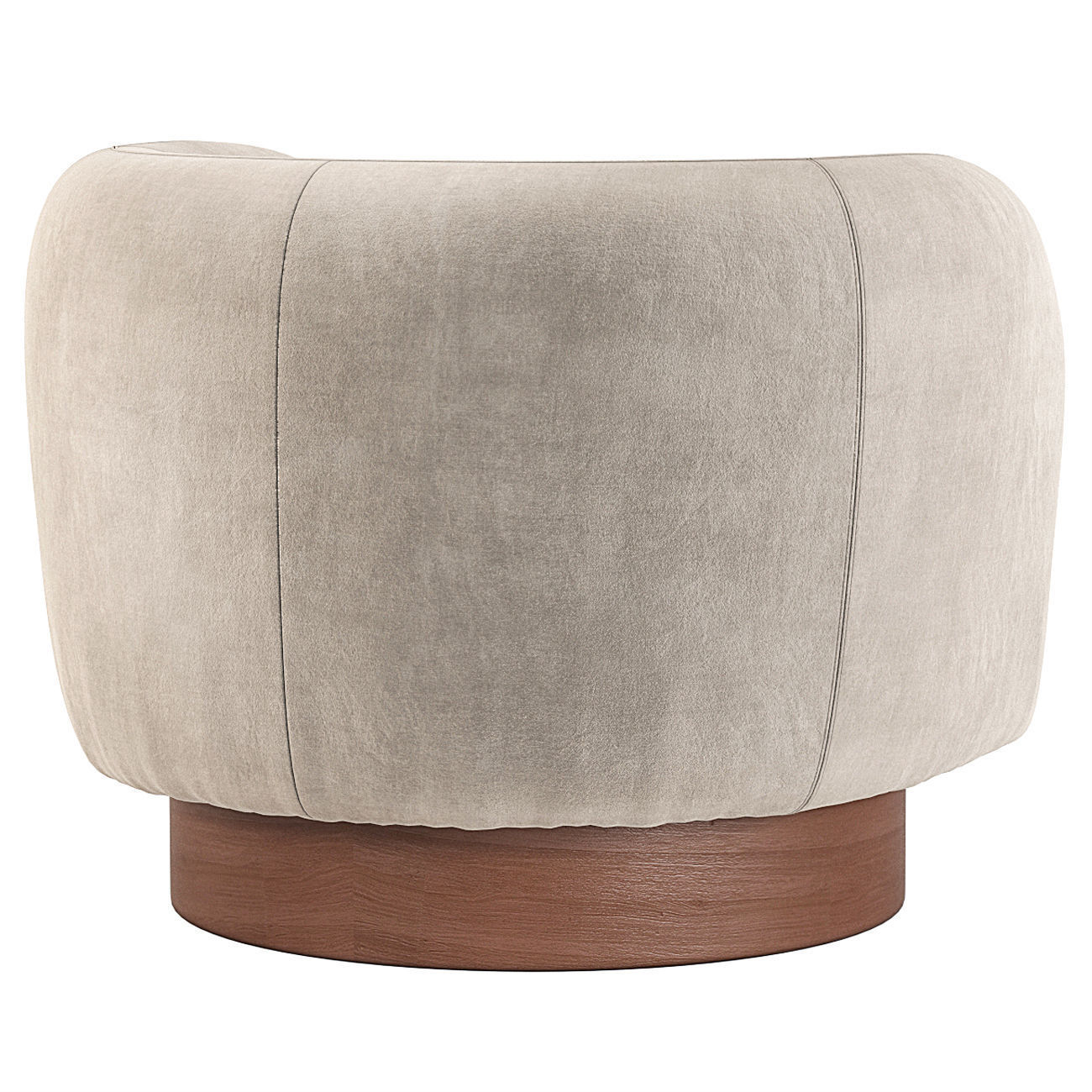 Muir Swivel Chair CB2 3D model CGTrader