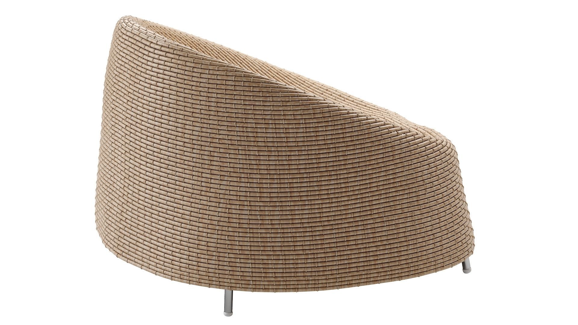 Paola Lenti Afra Outdoor Chair 3D model CGTrader