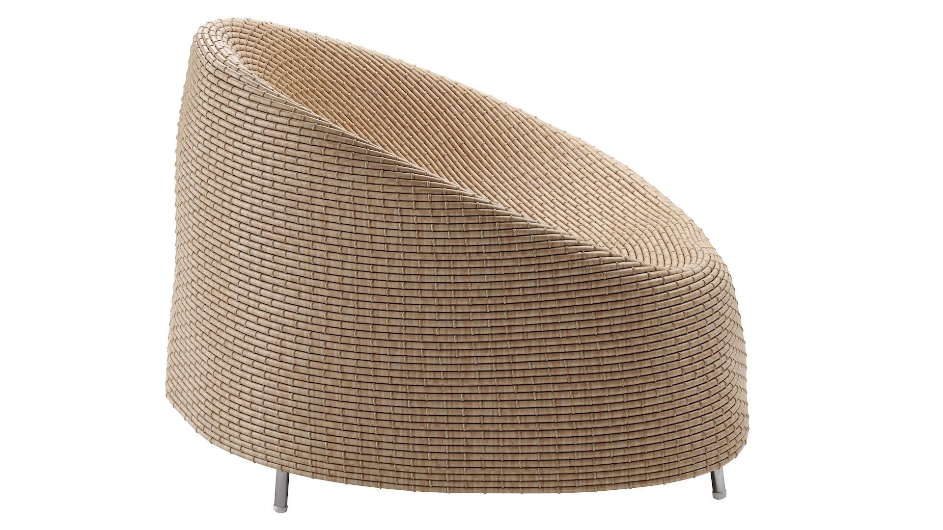 Paola Lenti Afra Outdoor Chair 3D model CGTrader