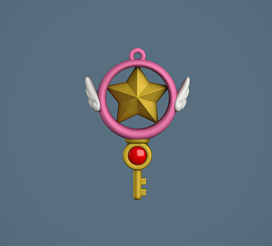Cardcaptor Sakura Magic Key 3D model 3D printable CGTrader