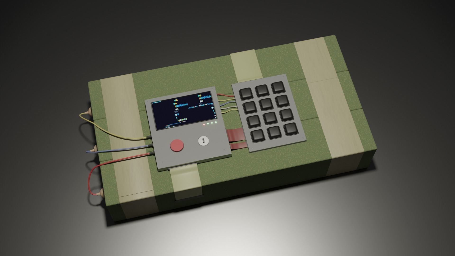 Bomb c4 3d blender free 3D model | CGTrader