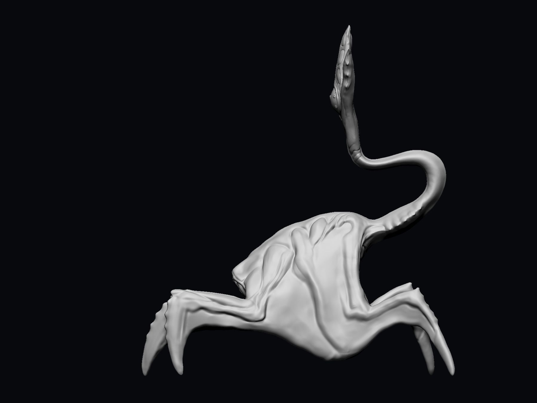 Reviver - Electric Dog - Electric Headcrab - Half Life - STL 3D model ...