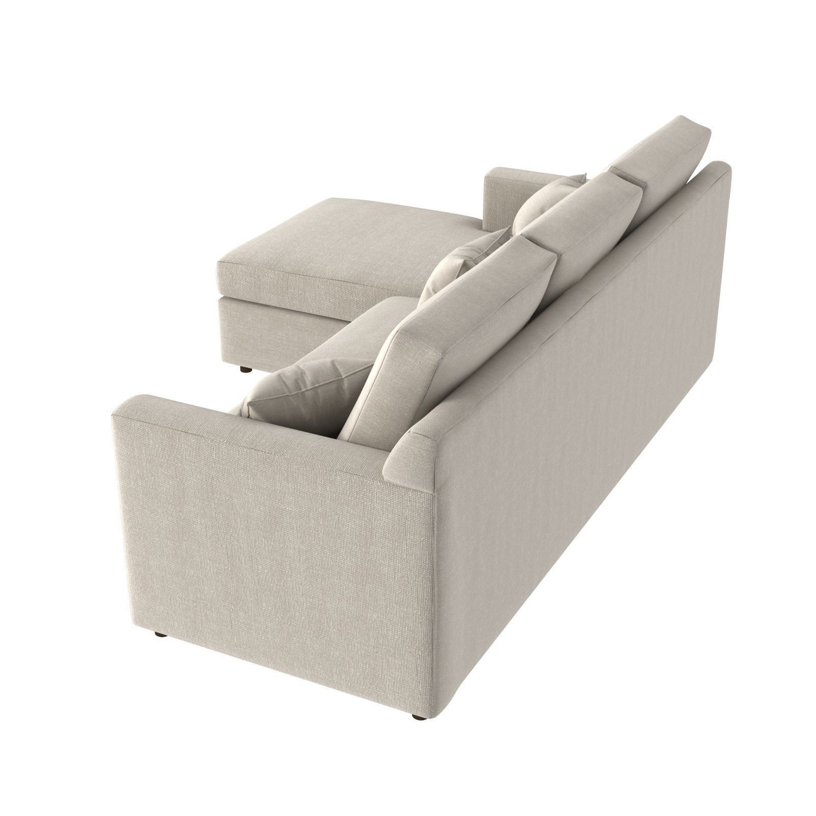 Crate And Barrel Barrett II Reversible Sectional corner sofa 3D model