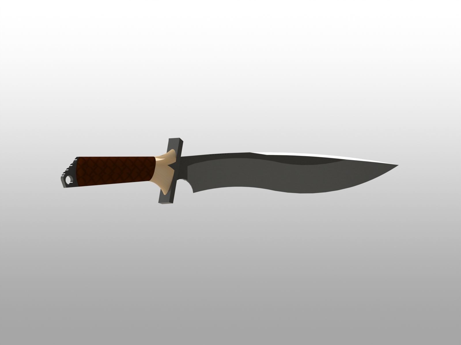 classic knife 3D model 3D printable | CGTrader