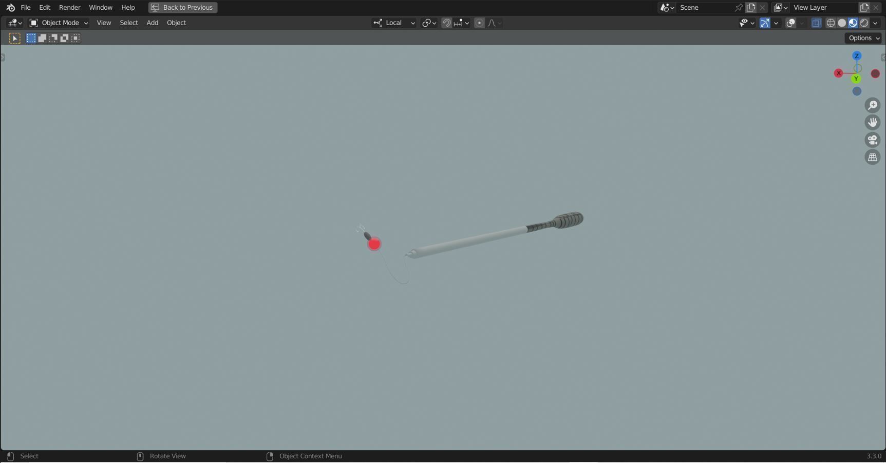Fishing Rod of Gon 3D model CGTrader