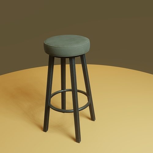 Bar stool 3D model CGTrader
