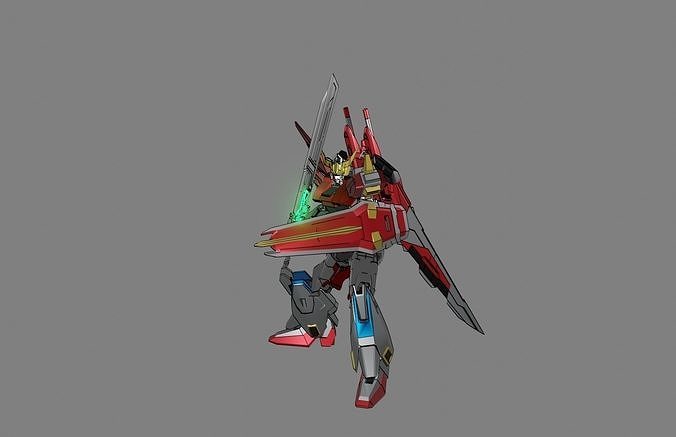 Attacker Gundam 22 3D model