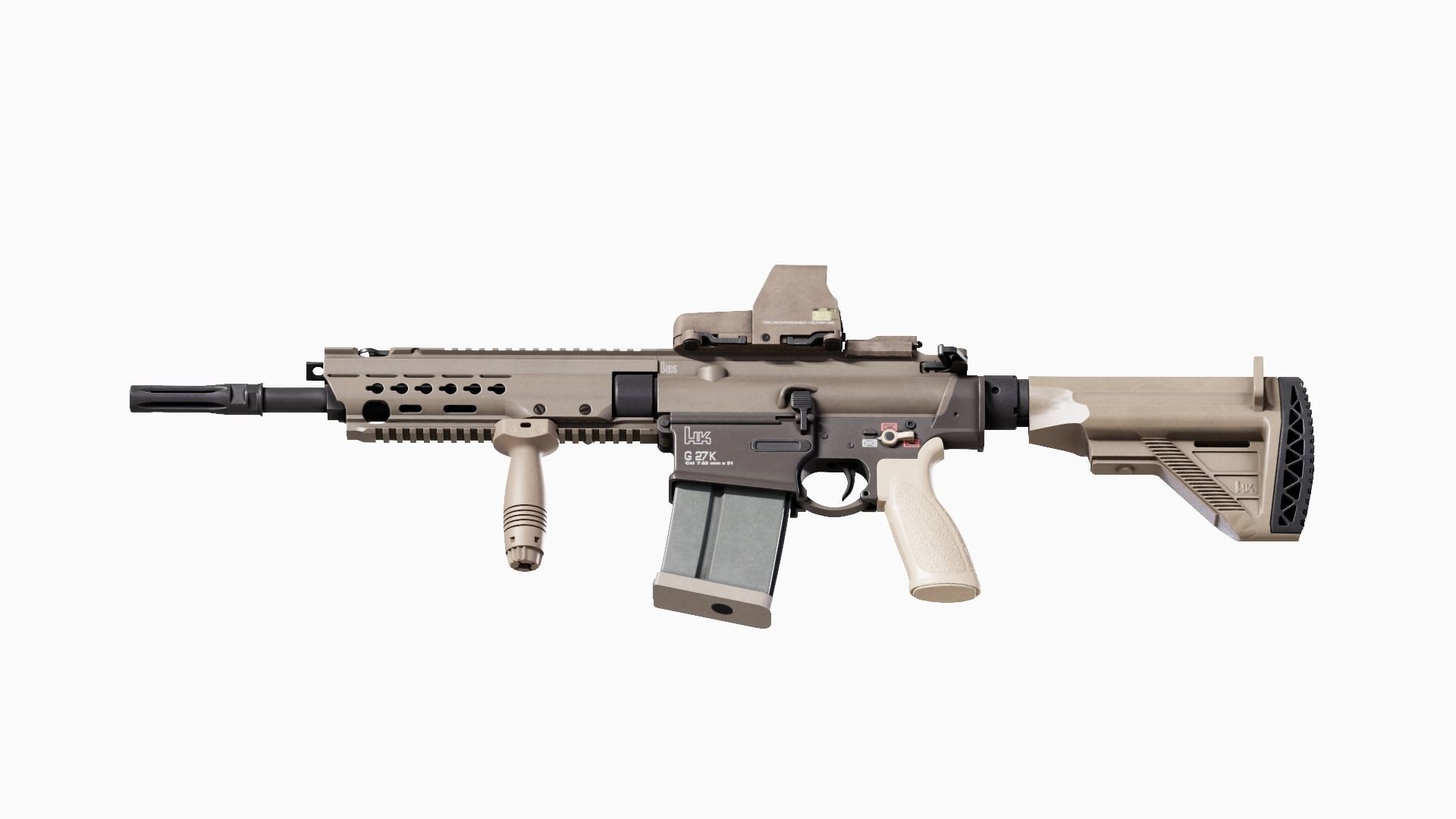 3D model HK G27K DMR VR / AR / low-poly | CGTrader