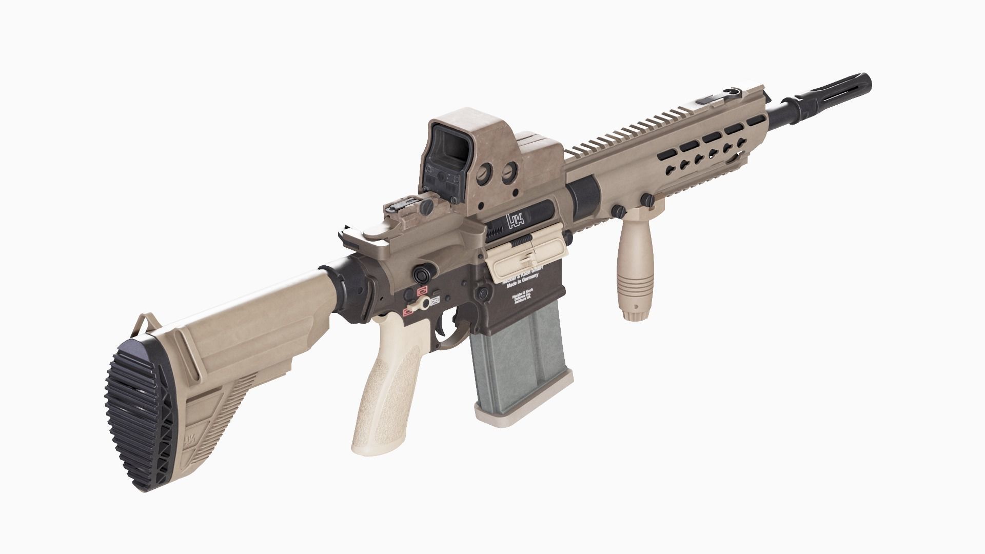 3D model HK G27K DMR VR / AR / low-poly | CGTrader