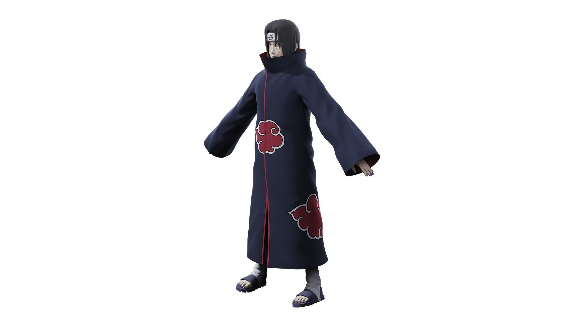 3D model Itachi Uchiha Naruto Characters VR / AR / lowpoly CGTrader