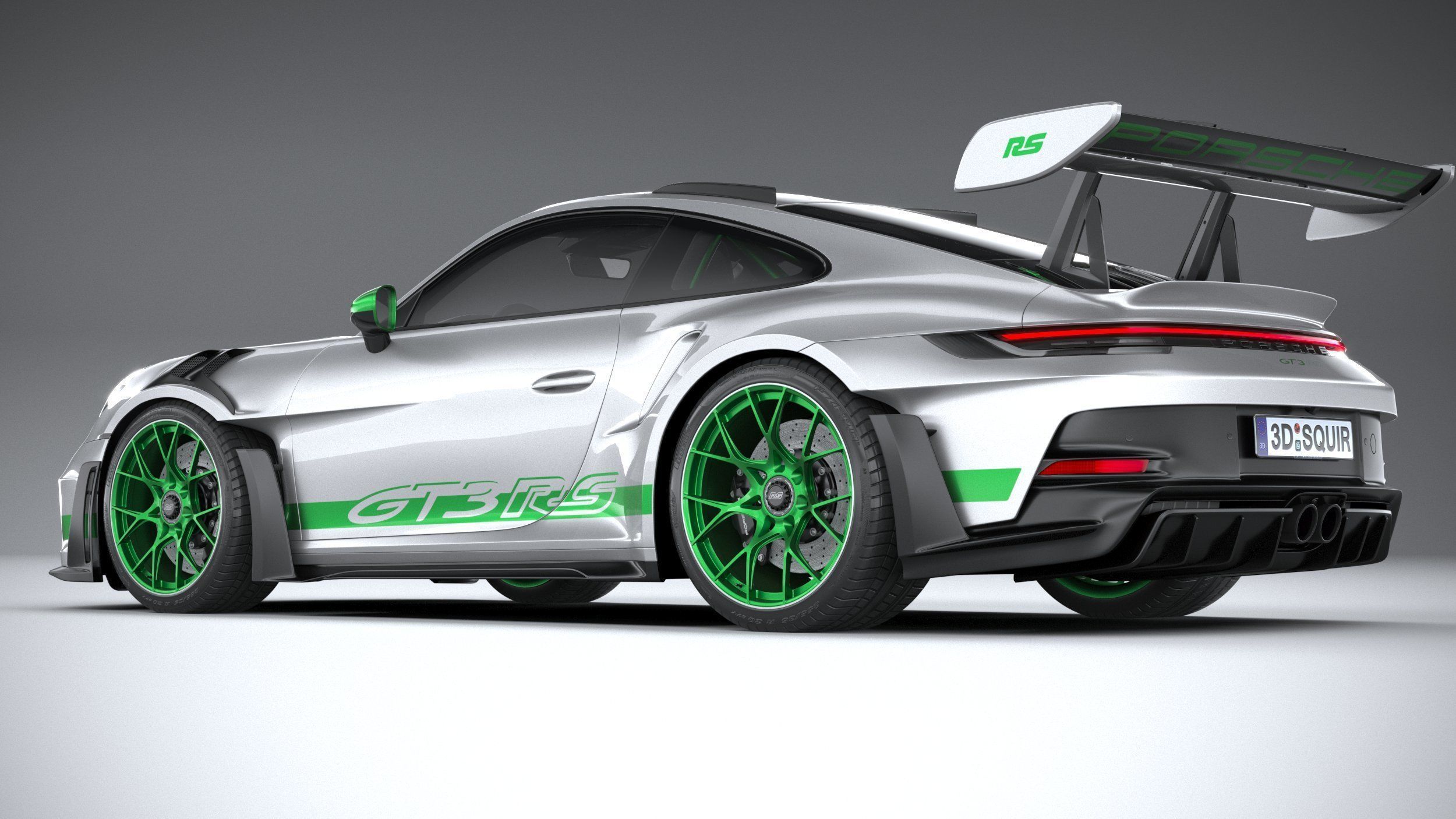 Porsche 911 GT3RS 2023 3D model | CGTrader