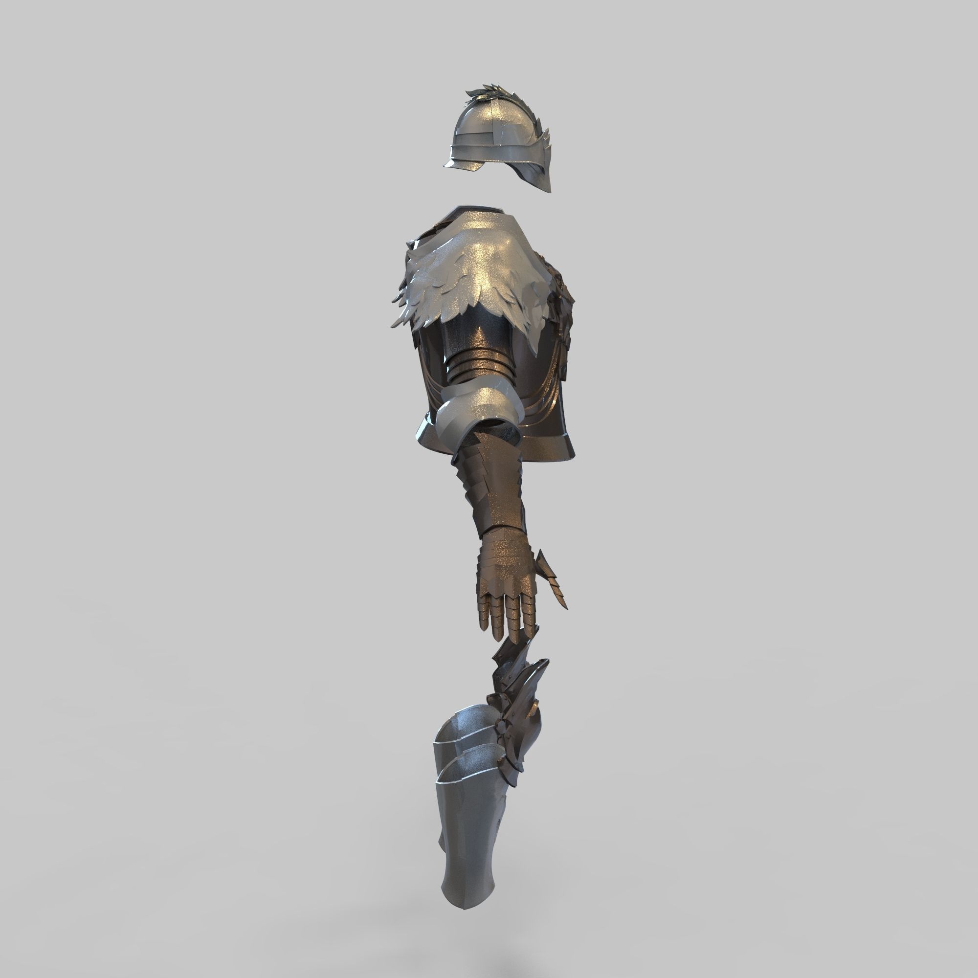 Raging Wolf Elden Ring Full Body Wearable Armor with Sword 3D model 3D ...