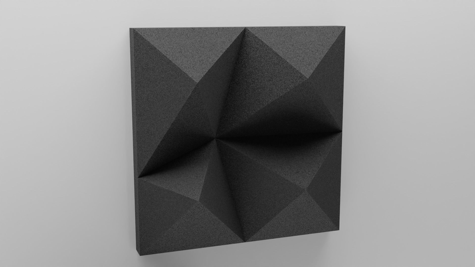 3D model Acoustic Panels Set with 8K - 4K - 2K Textures VR / AR / low ...