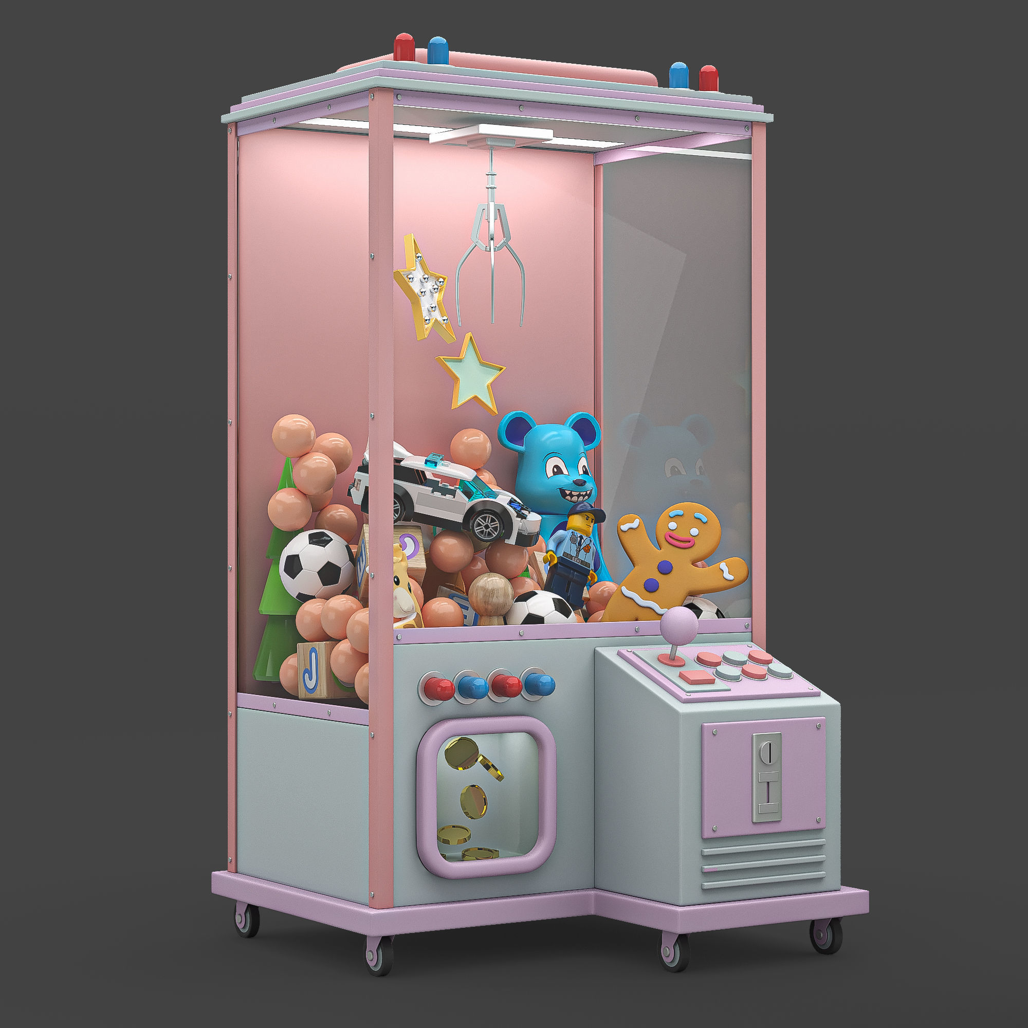 Grabber Machine 3D model CGTrader