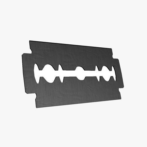 3D model Razorblade VR / AR / lowpoly CGTrader