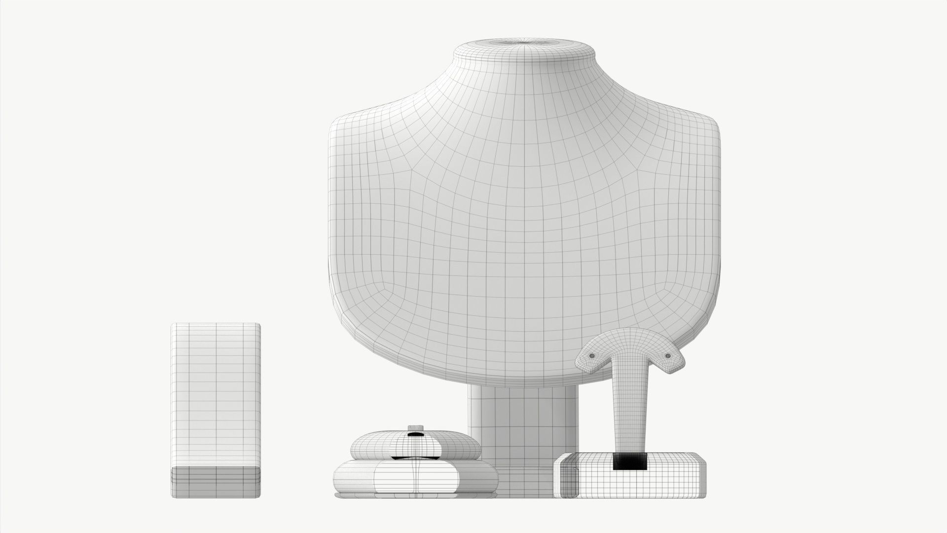 Leather Jewelry Display Stands 3D model CGTrader