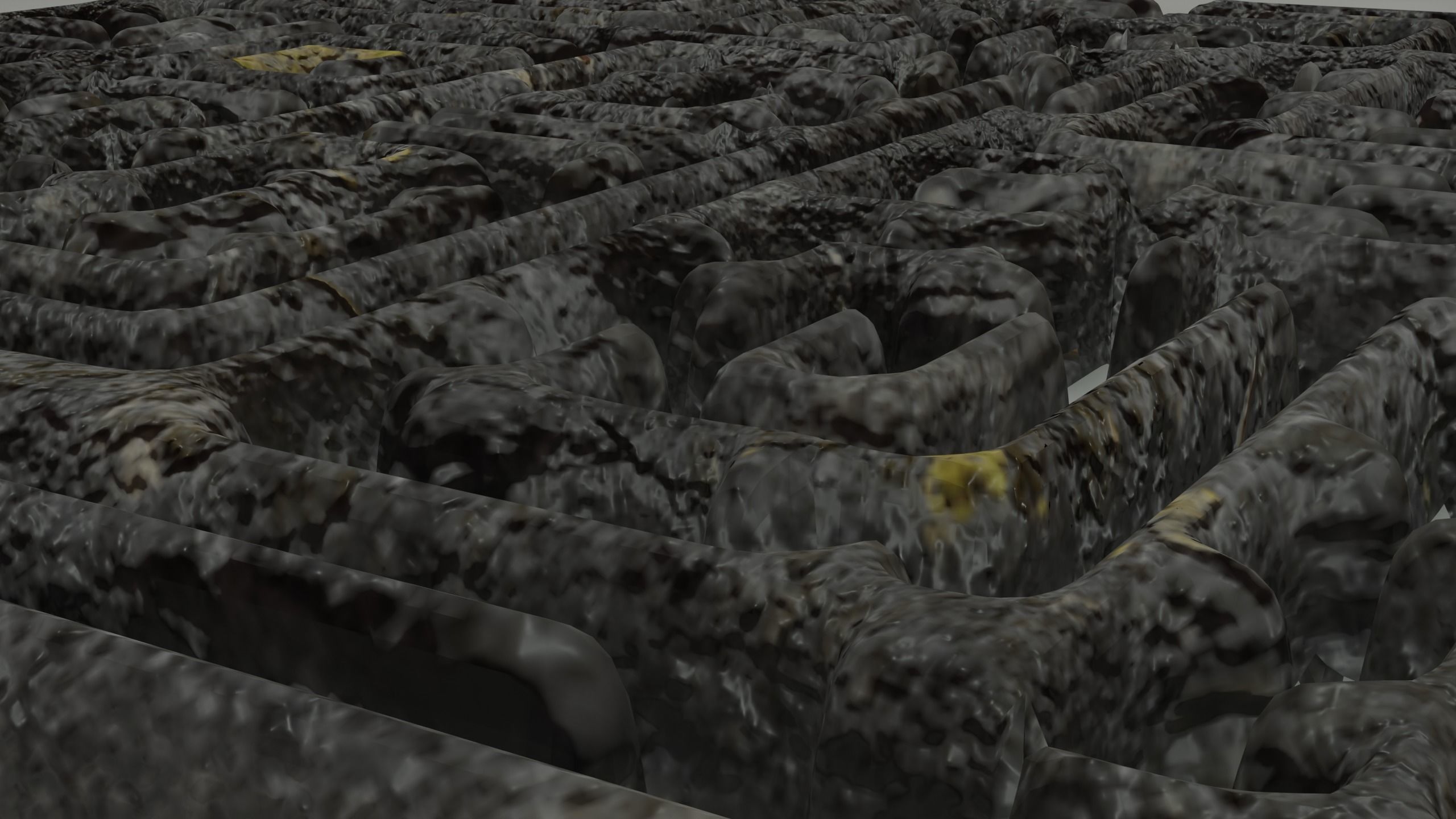 3D model Rock and Wall Maze VR / AR / low-poly | CGTrader