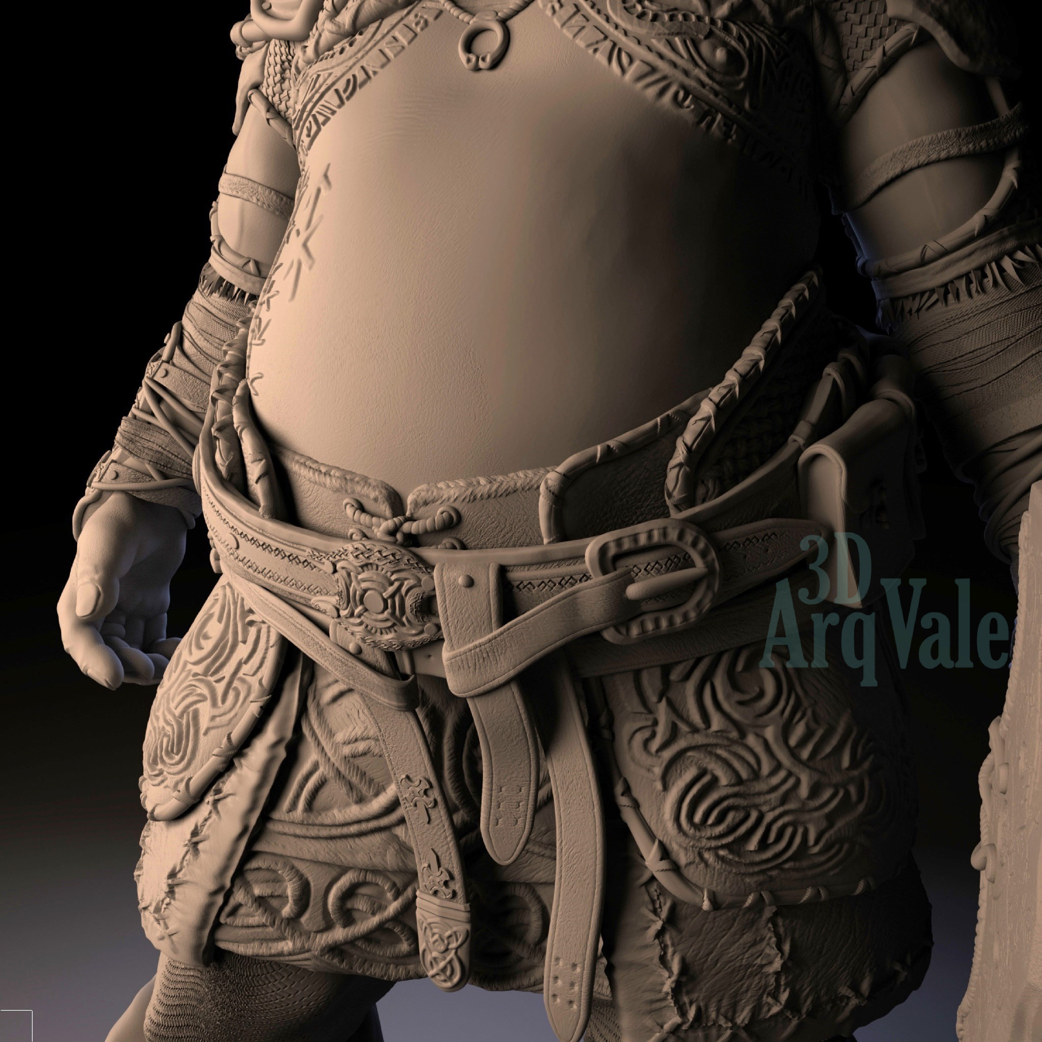 Thor - God of War Ragnarok 3D model 3D printable | CGTrader