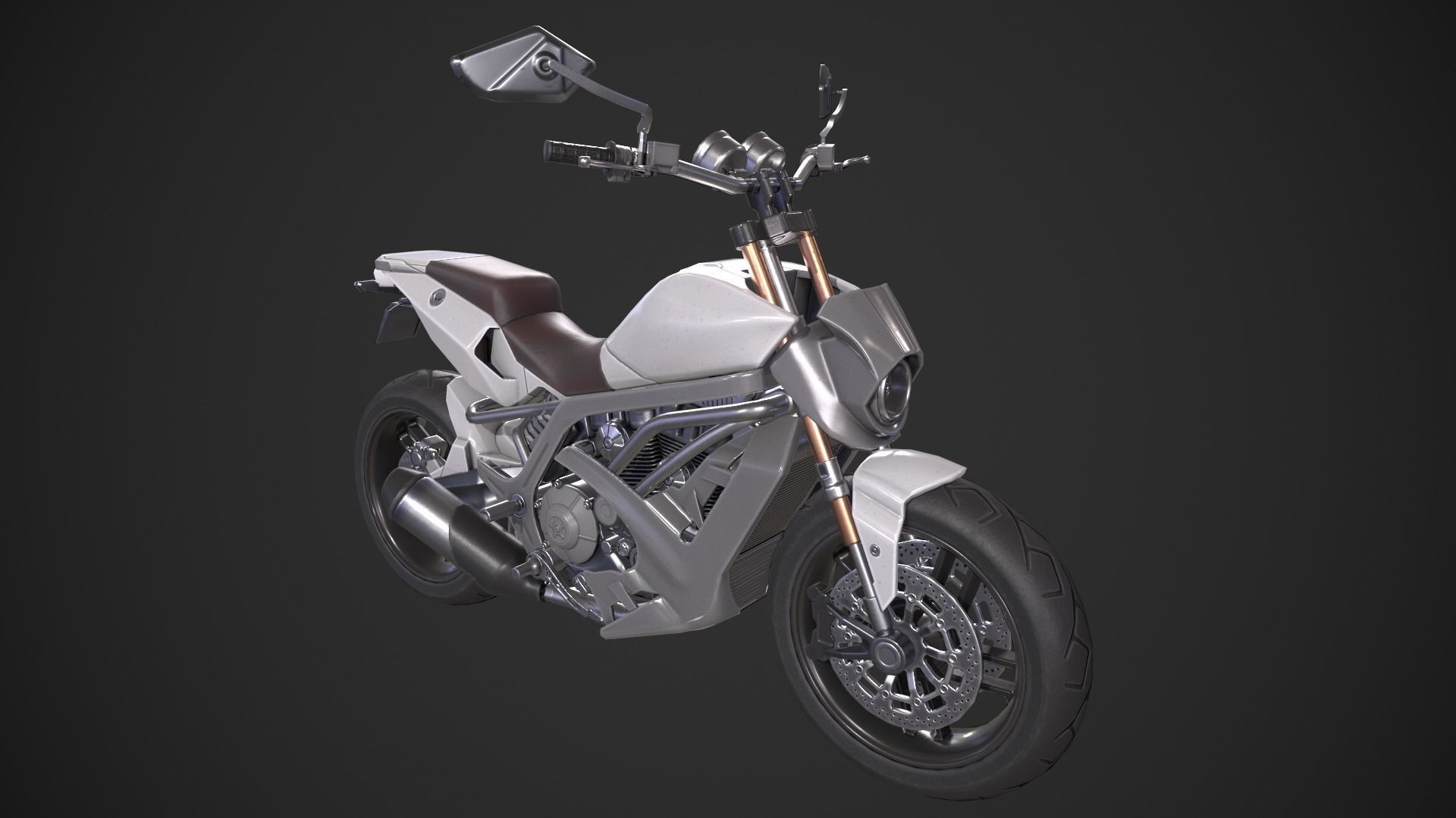3D model Generic Motorcycle VR / AR / low-poly | CGTrader