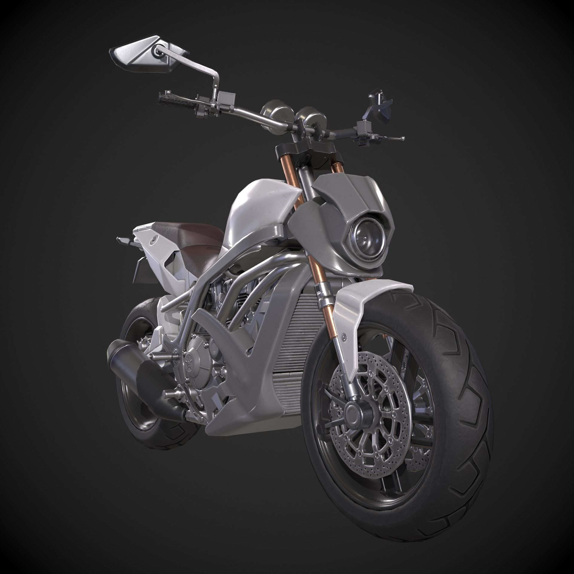3D model Generic Motorcycle VR / AR / lowpoly CGTrader
