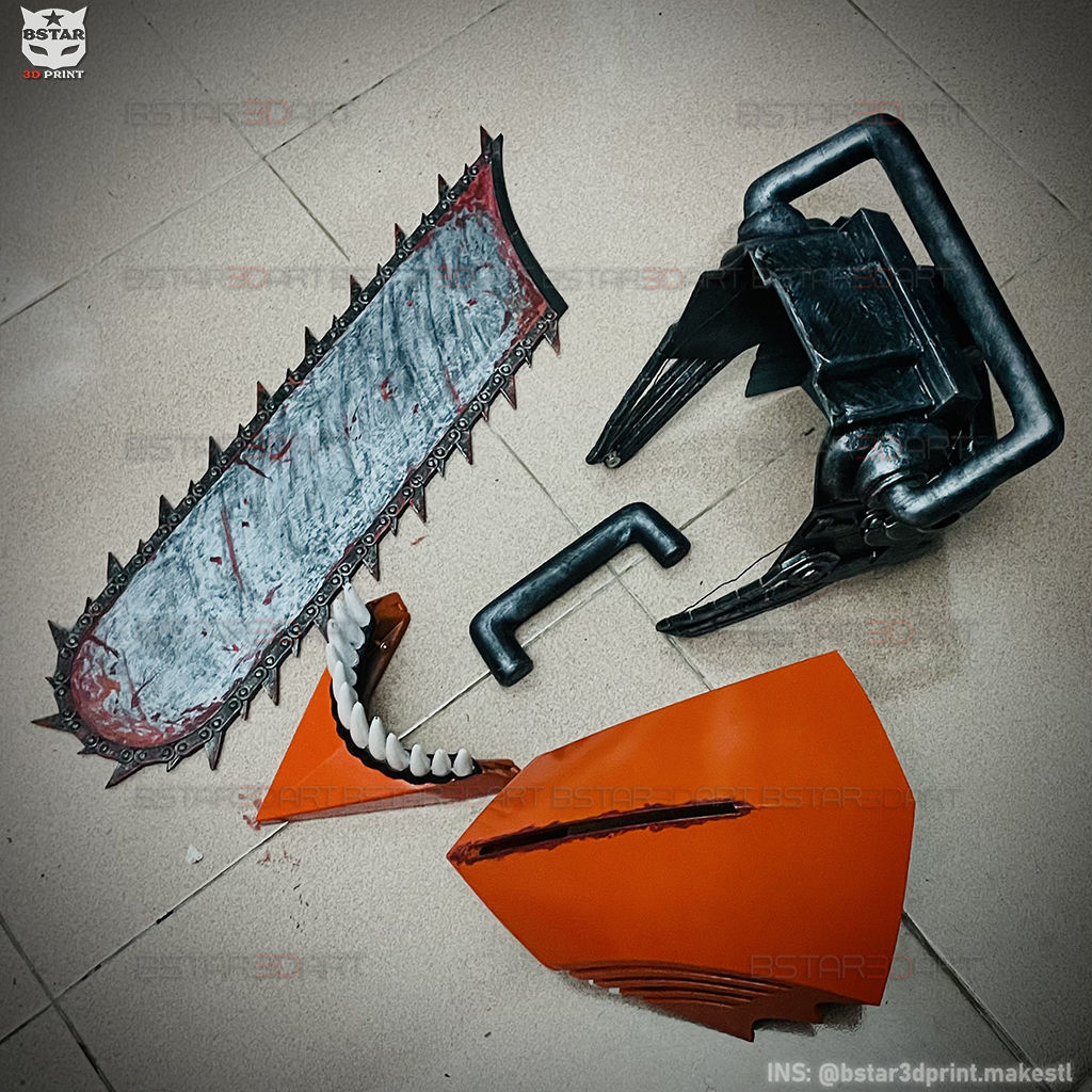 Chainsaw Man Cosplay Denji Collection cosplay CGTrader