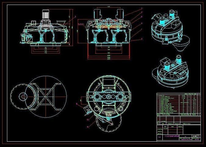 Planetary Mixer Animation Rotation PLANETARY MIXERS 3D model | CGTrader
