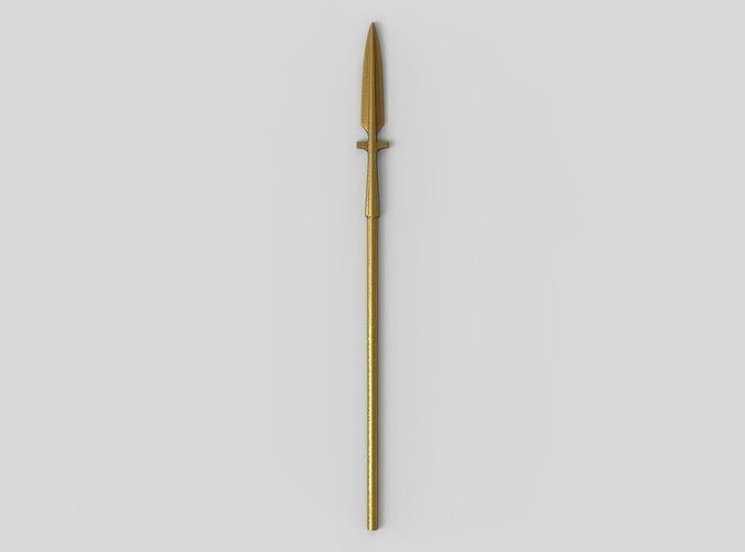 Spear javelin 3D model 3D printable CGTrader